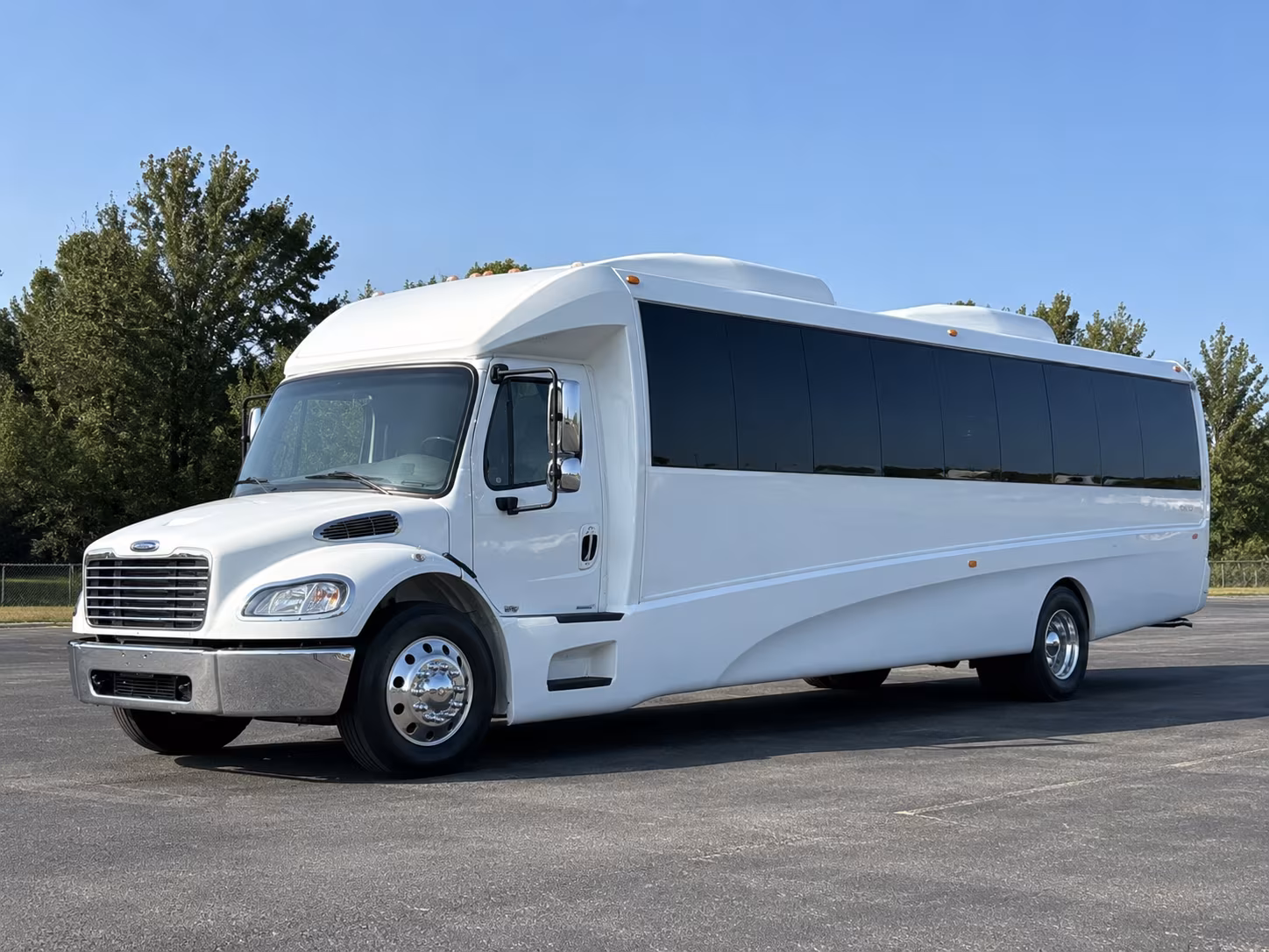 Passenger seating aboard a party bus rental serving Tampa