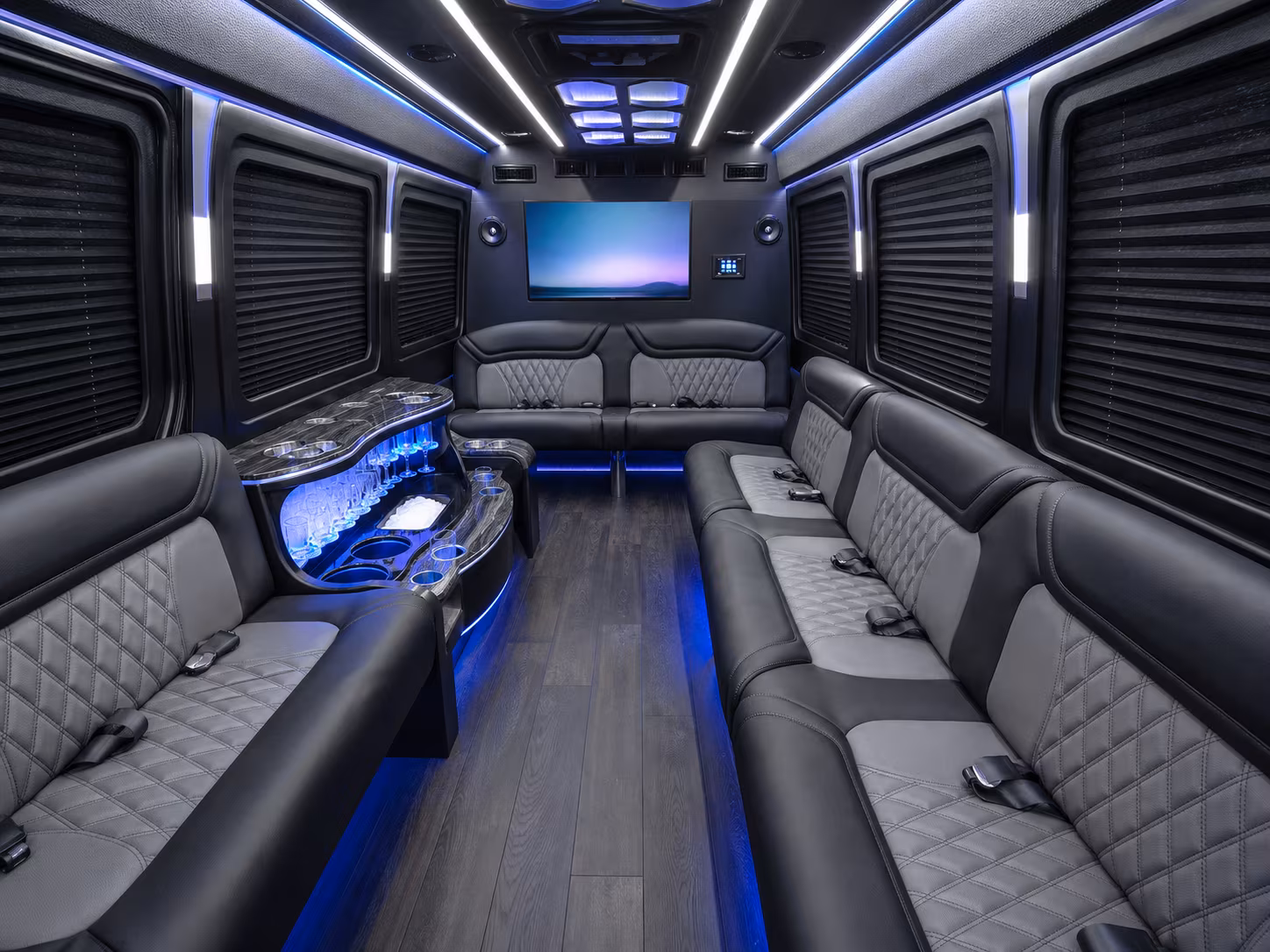 Tampa Airport Shuttle & Transportation party bus exterior