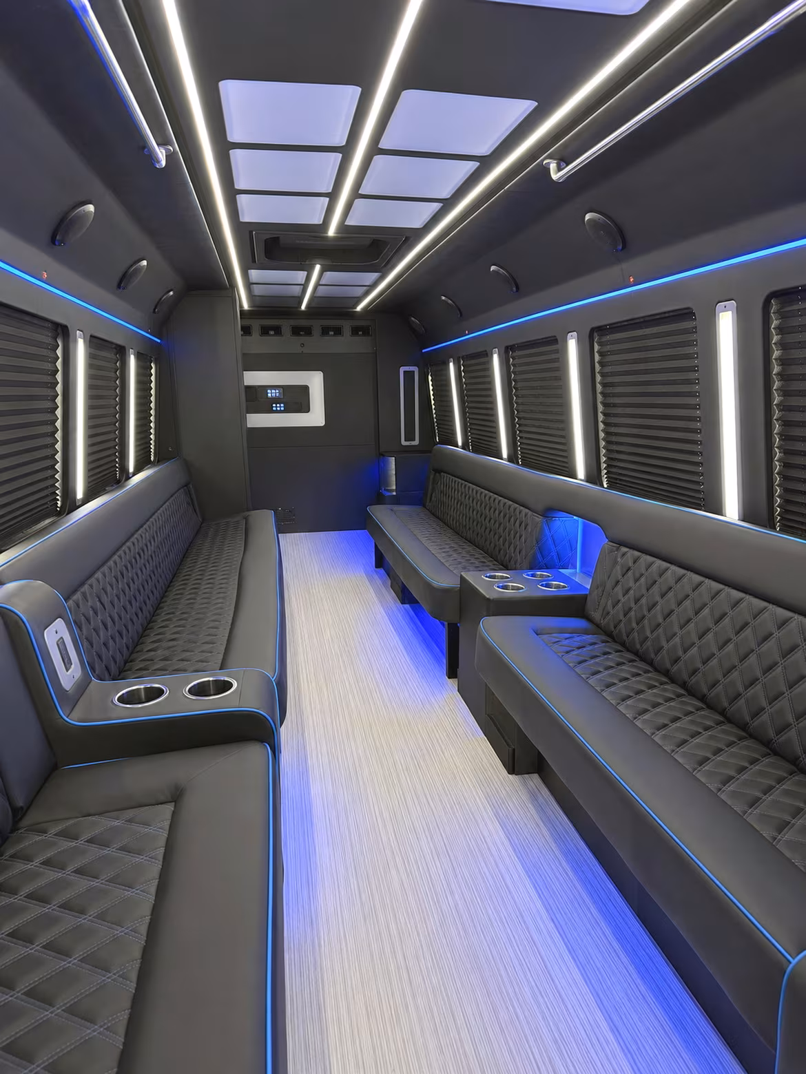 Tampa Bachelor & Bachelorette Transportation party bus interior