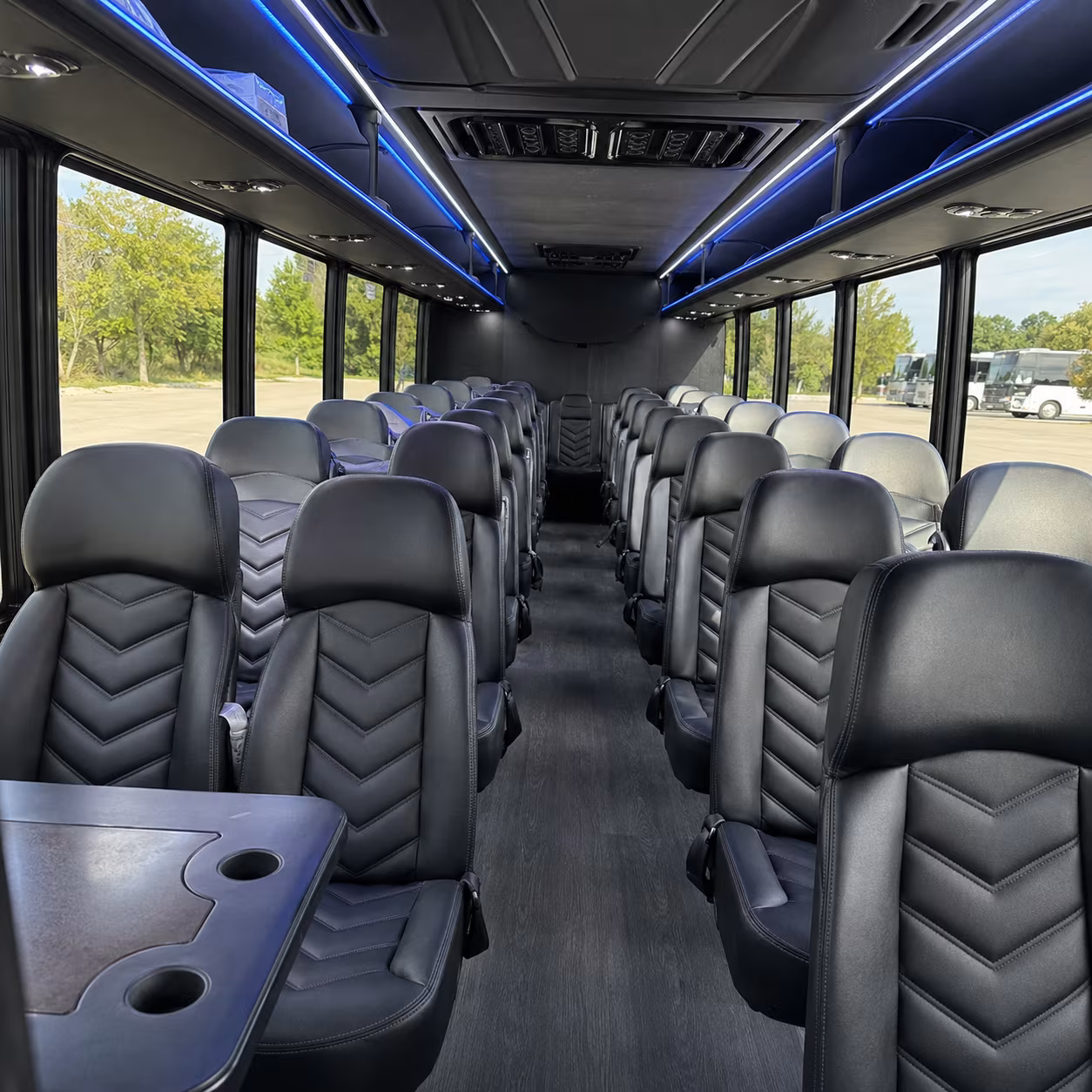 Tampa Corporate Transportation party bus exterior