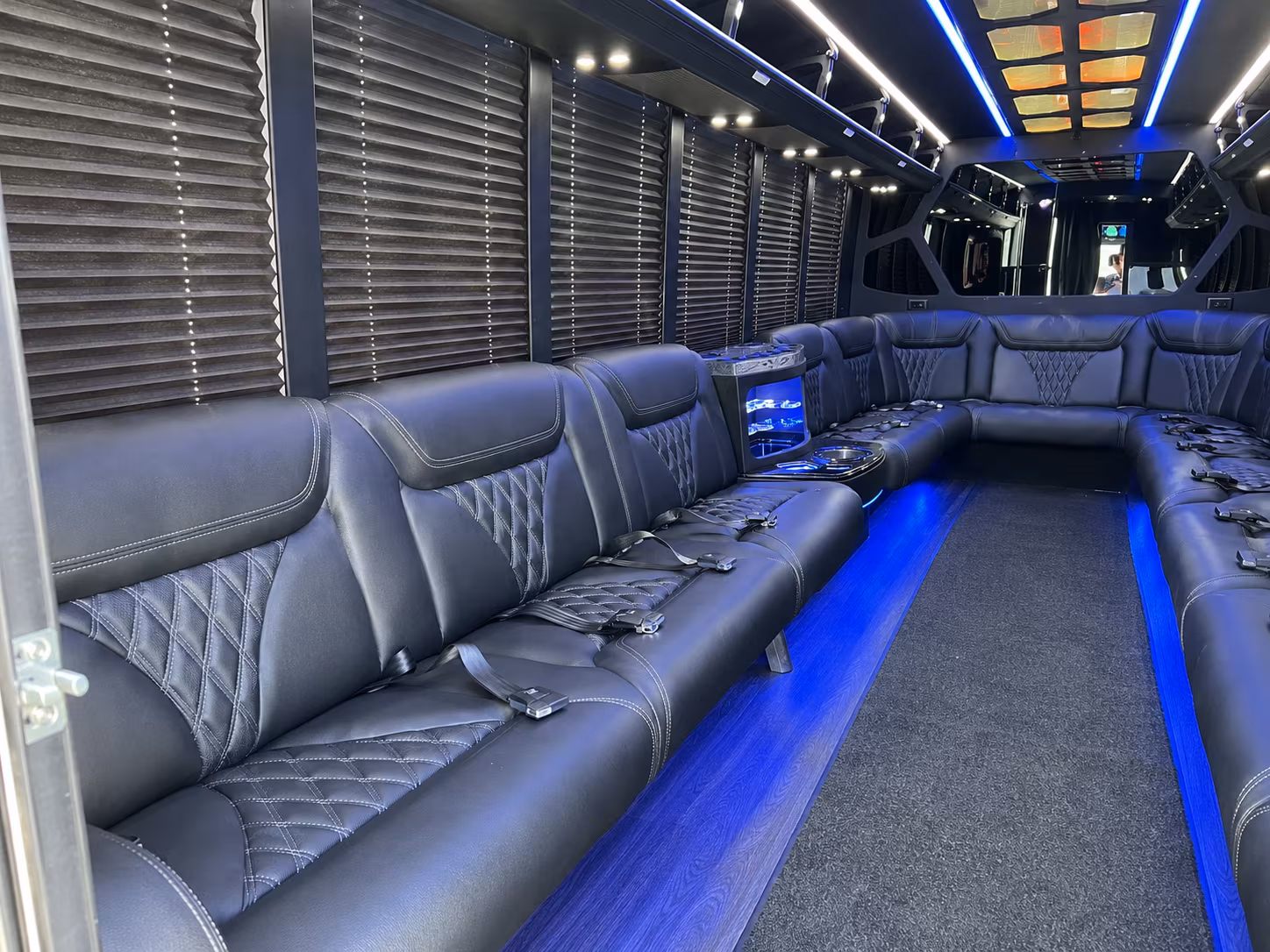 Tampa Private Event Transportation party bus exterior