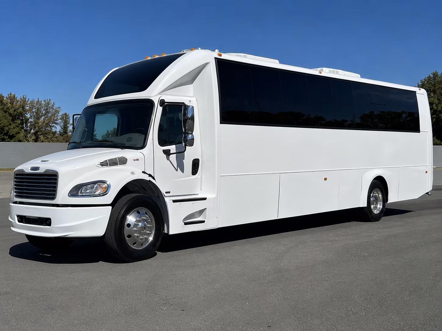 Tampa Private Event Transportation party bus exterior