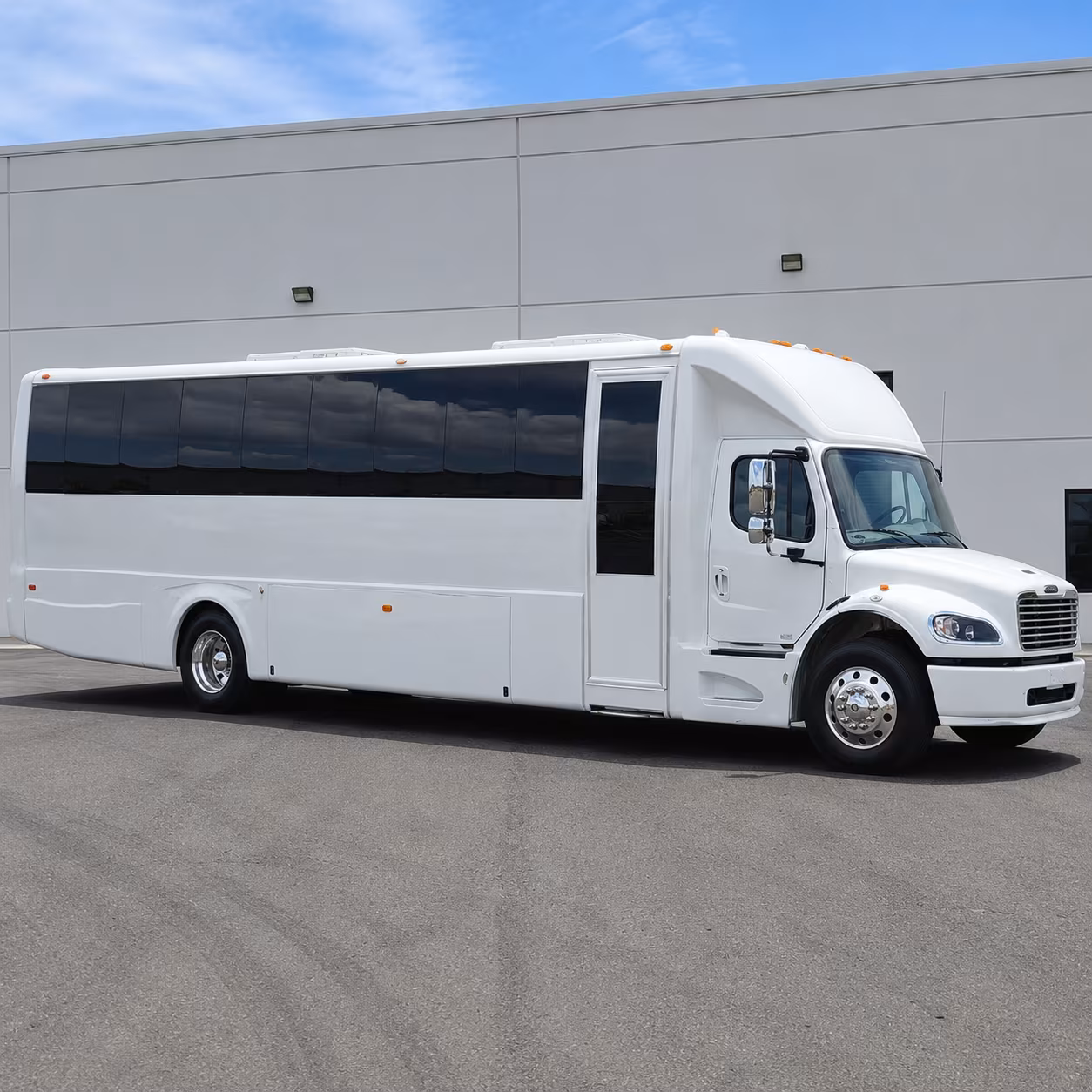 Tampa Private Event Transportation party bus exterior