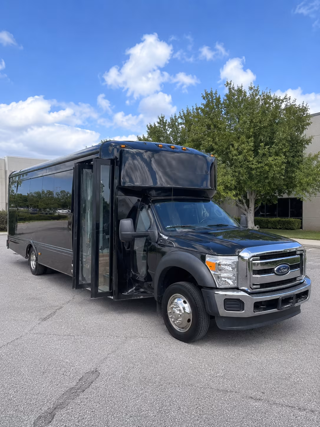 Tampa Prom & Homecoming Transportation party bus exterior