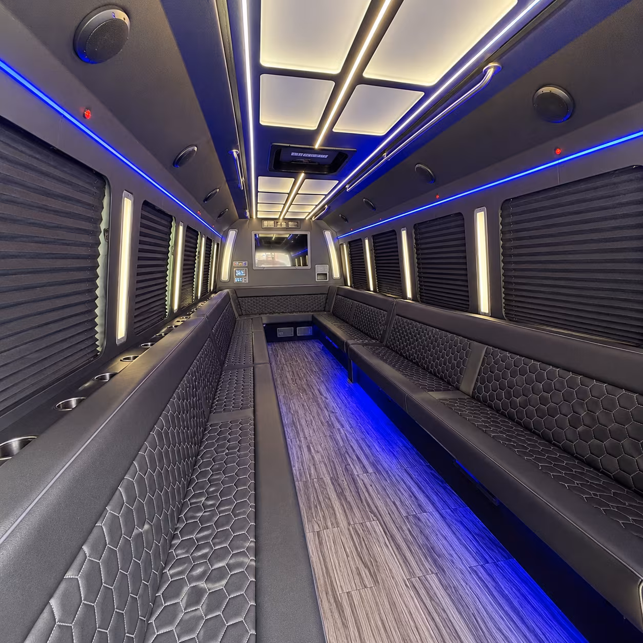 Tampa Prom & Homecoming Transportation party bus exterior