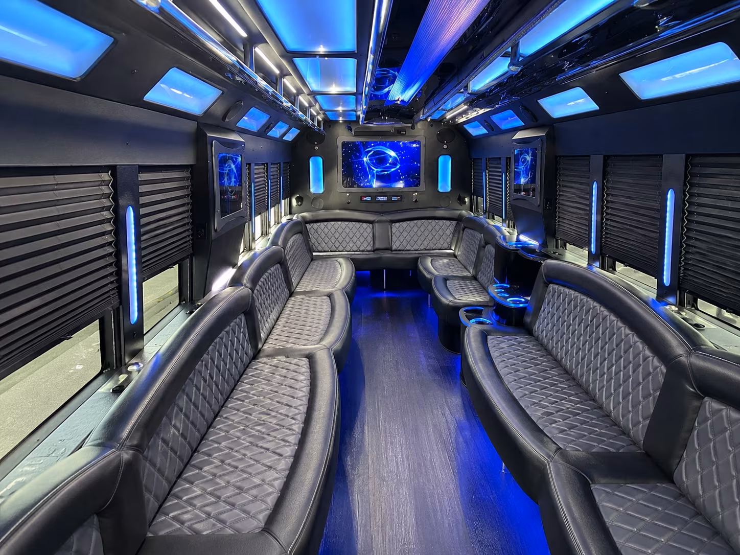 Tampa Prom & Homecoming Transportation party bus exterior