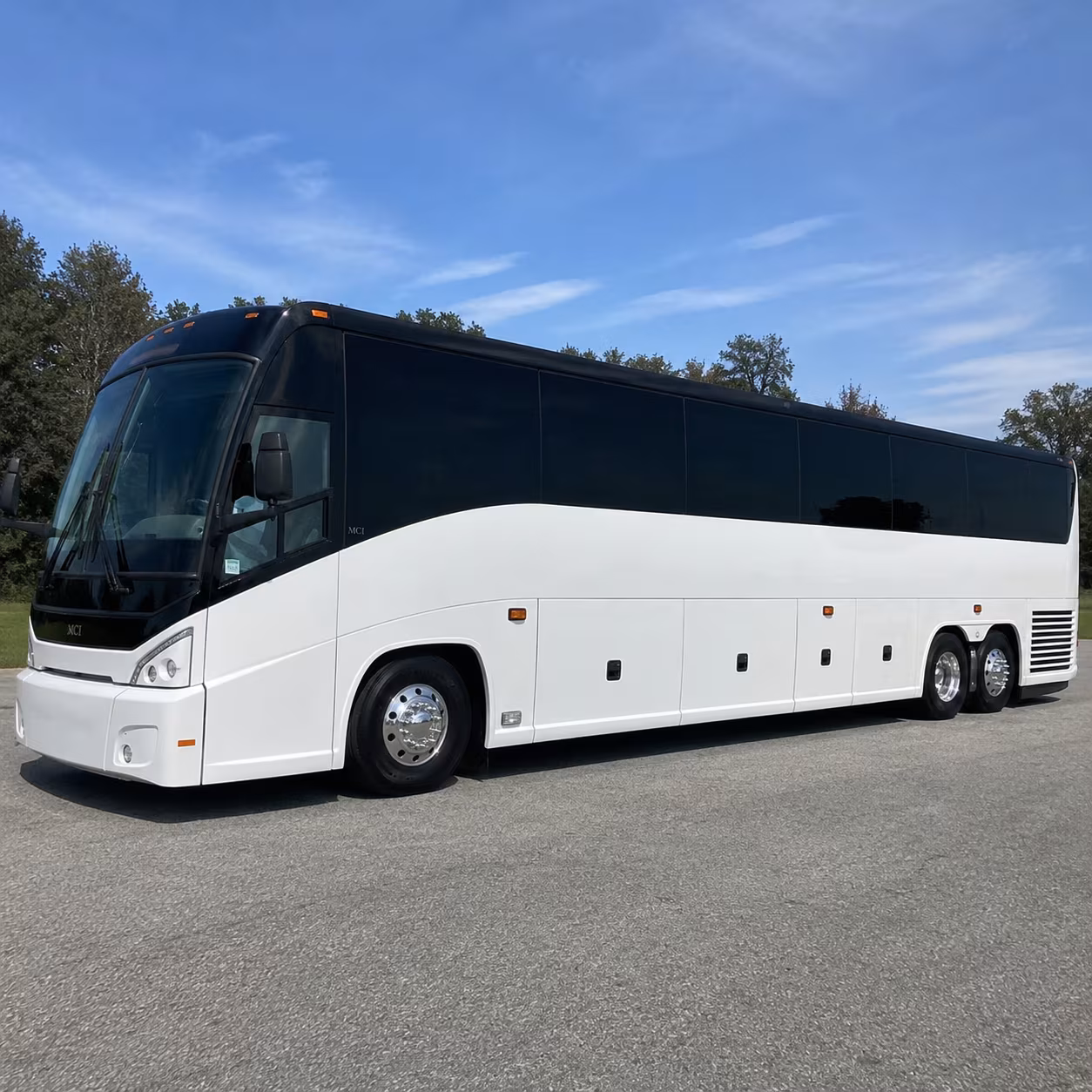 Tampa School Event Transportation party bus exterior