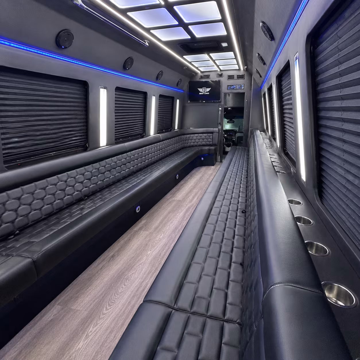 Tampa Sporting Event Transportation party bus exterior