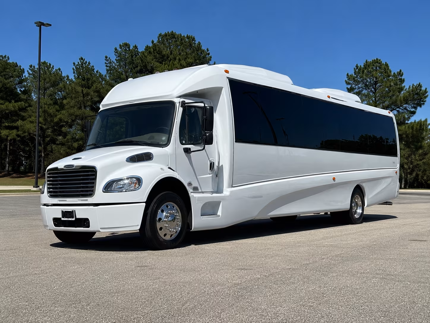 Tampa Sporting Event Transportation party bus exterior