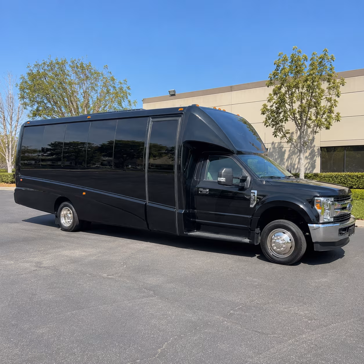 Tampa Wedding Transportation party bus exterior